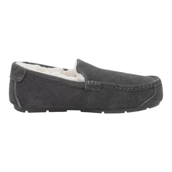 Koolaburra By UGG Men\'s Tipton Suede Plush Slipper Gray Size 8